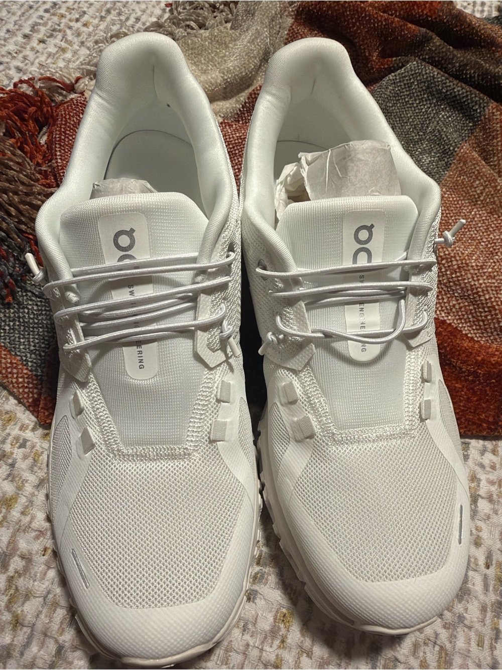On Running White Men's Trail Running Sneakers